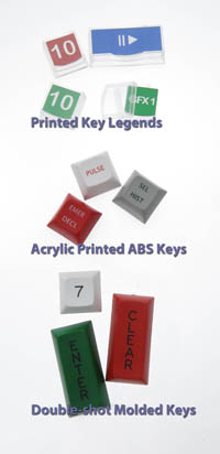 X-keys Key Cap Options