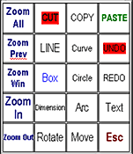 AutoCAD X-keys Layout