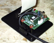 The X-keys Matrix board mounted in Flareless project box